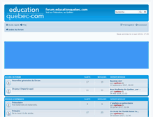 Tablet Screenshot of forum.educationquebec.com